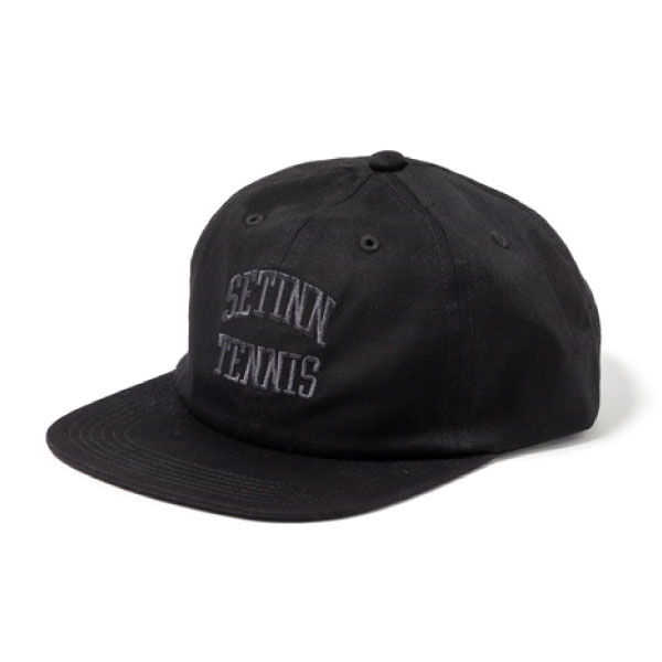 セットイン STN Tennis Cap （ 25F-022-BK ）[ Setinn CP アクセサリー ]25FW