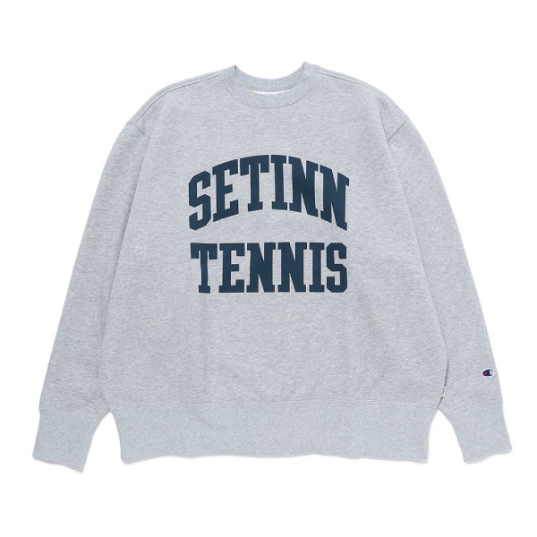 セットイン Champion STN TENNIS Crew Sweat （ 25F-056-AS ）[ Setinn MSWS メンズ ]25FW