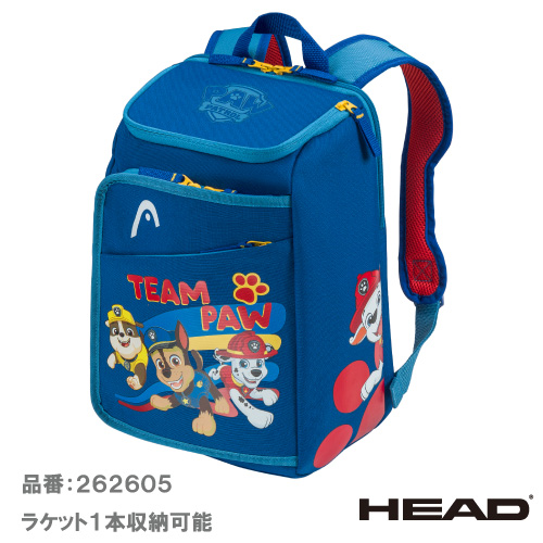 ヘッド パウパトロール バッグパック ブルー (HEAD  PAW PATROL BACKPACK BL 262605) BAG ラケットバッグ 26FW【メーカー取寄せ商品】