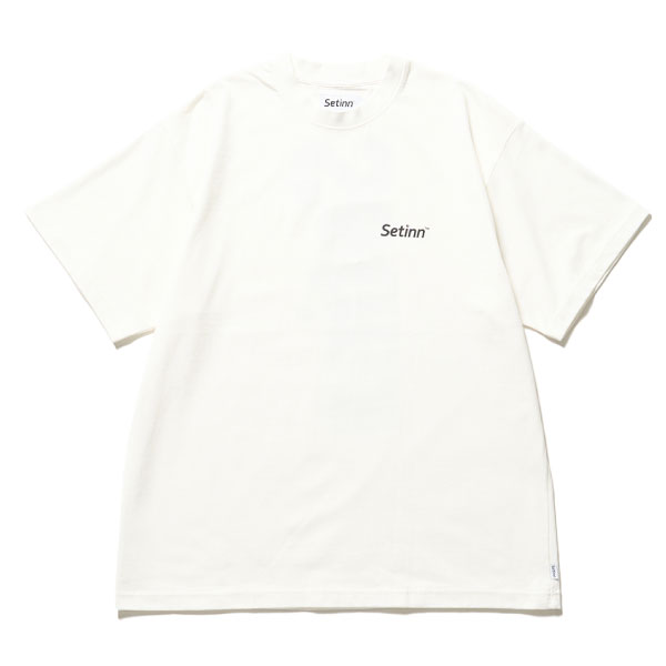 セットイン Vertical Logo Tee （ 26F-032C-WHITE ）[ Setinn MS メンズ ]26FW