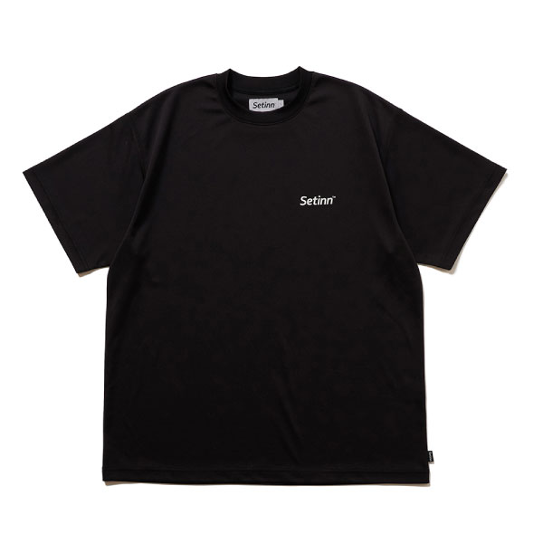 セットイン One Point Script Shirt （ 26S-006-BLACK ）[ Setinn MS メンズ ]26SS
