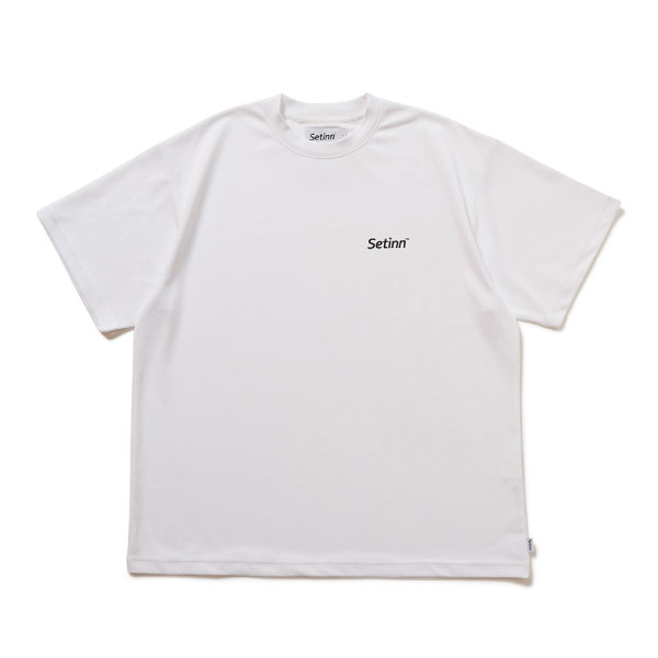 セットイン One Point Script Shirt （ 26S-006-WHITE ）[ Setinn MS メンズ ]26SS