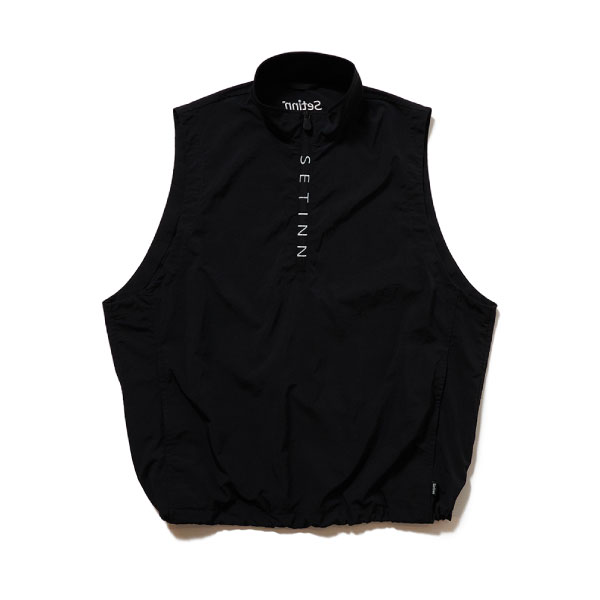 セットイン Warm Up Pullover Vest （ 26S-013B-BLACK ）[ Setinn MSB メンズ ]26SS