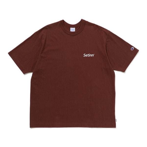 セットイン Double Bagel Tee （ 26S-019-BROWN ）[ Setinn MS メンズ ]26SS