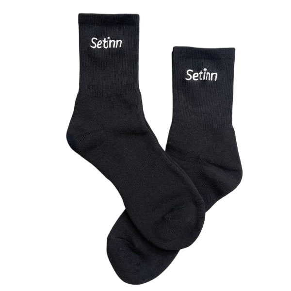 セットイン Court Socks 2P （ 26S-036-BLACK ）[ Setinn MSC アクセサリー ]26SS