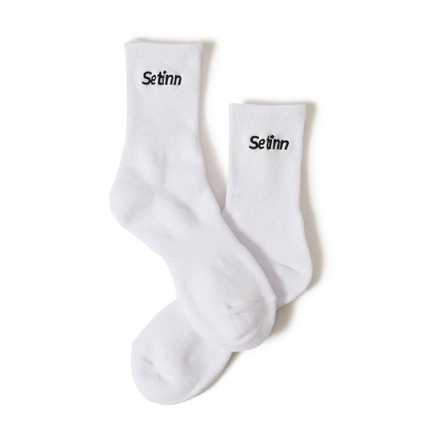 セットイン Court Socks 2P （ 26S-036-WHITE ）[ Setinn MSC アクセサリー ]26SS