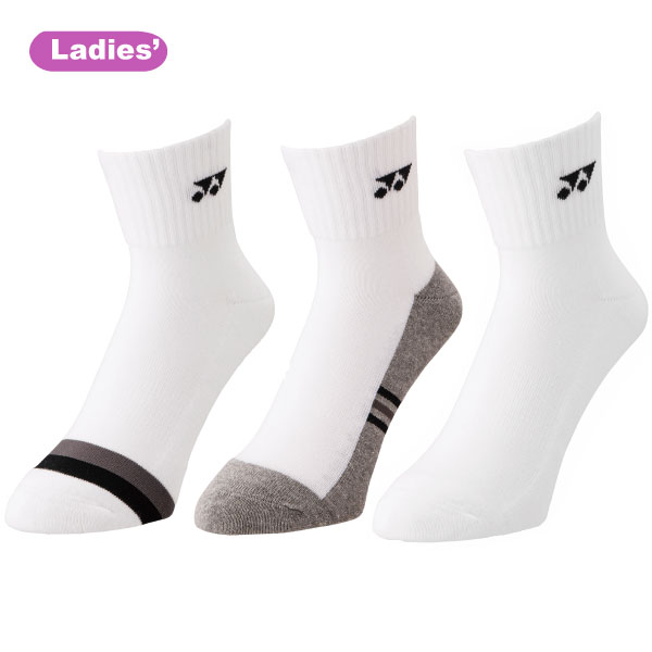 ヨネックス ウィメンズアンクルソックス（ 3足セット ） （ 29234Y-080 ）[ YONEX LSC アクセサリー ]25SS