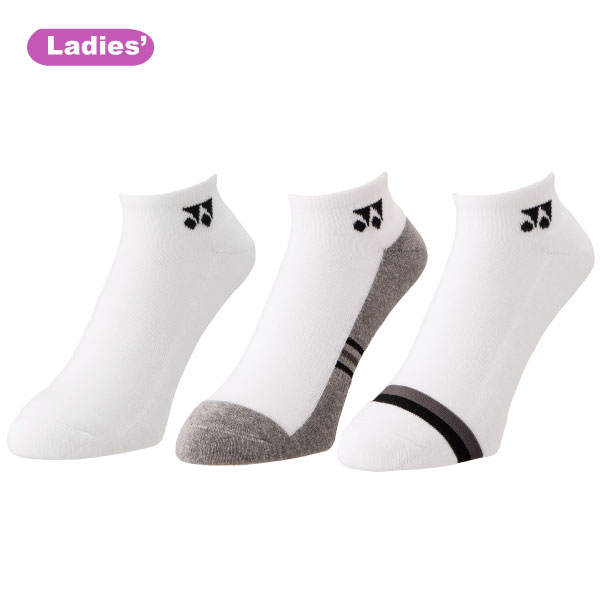ヨネックス ウィメンズスニーカーインソックス（ 3足セット ） （ 29235Y-080 ）[ YONEX LSC アクセサリー ]25SS