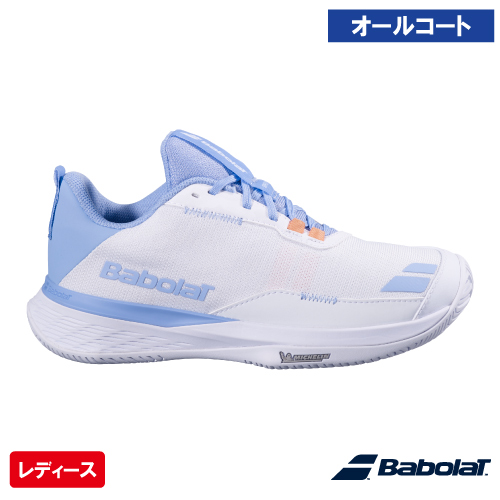 バボラ SFX エボ AC W（Babolat SFX EVO AC W 31S26556A WH×BL）テニスシューズ レディース オールコート 26SS