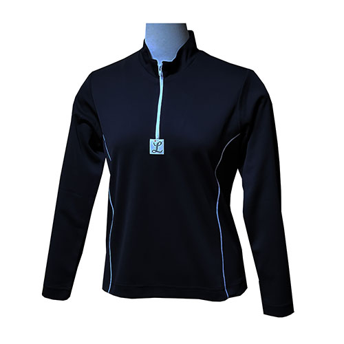 【SALE】ルフ 長袖ジップアップ （ 323SHE-BK ）[ Loeuf LWJ レディース ]23SS【メーカー取寄せ商品】