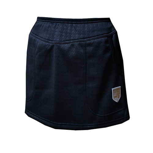 【SALE】ルフ 裏起毛型押しスコート （ 326SKA-BK ）[ Loeuf SK レディース ]23FW【メーカー取寄せ商品】