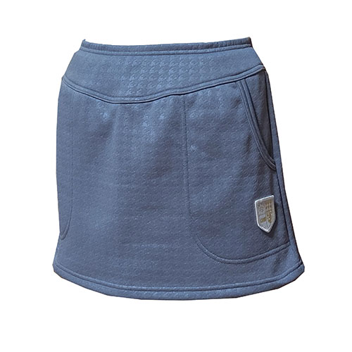 【SALE】ルフ 裏起毛型押しスコート （ 326SKA-GM ）[ Loeuf SK レディース ]23FW【メーカー取寄せ商品】