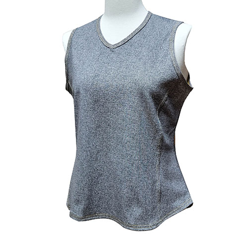 【SALE】ルフ クールデニムノースリーブ （ 328TA-BK ）[ Loeuf LS レディース ]24SS【メーカー取寄せ商品】