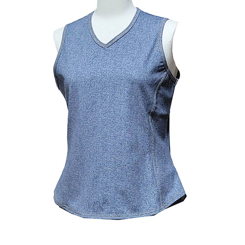 【SALE】ルフ クールデニムノースリーブ （ 328TA-N ）[ Loeuf LS レディース ]24SS【メーカー取寄せ商品】