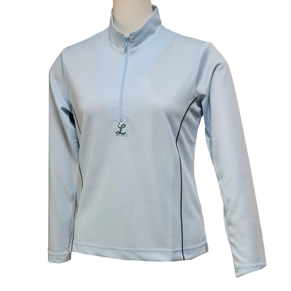 【SALE】ルフ ジップアップ長袖ポロ （ 342SHE-SX ）[ Loeuf LS レディース ]25FW