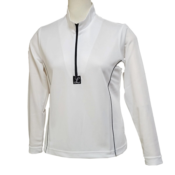 【SALE】ルフ ジップアップ長袖ポロ （ 342SHE-W ）[ Loeuf LS レディース ]25FW