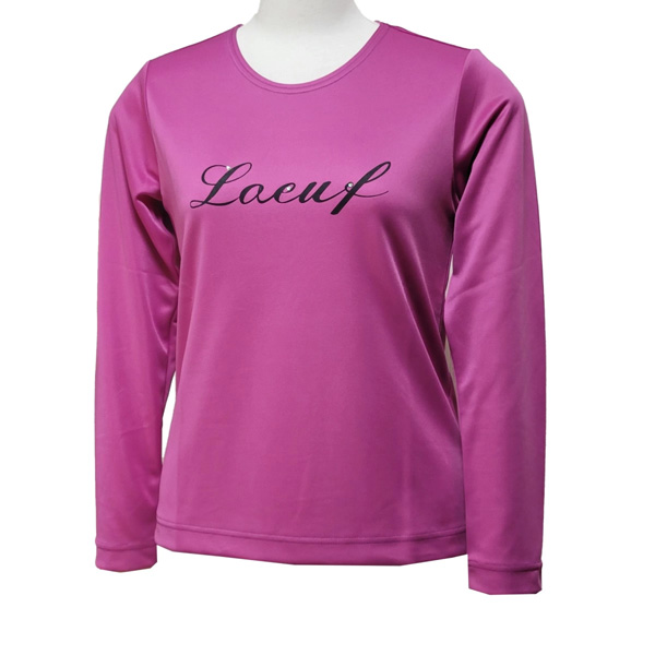 【SALE】ルフ ロゴプリント長袖Tシャツ （ 342TE-DP ）[ Loeuf LS レディース ]25FW