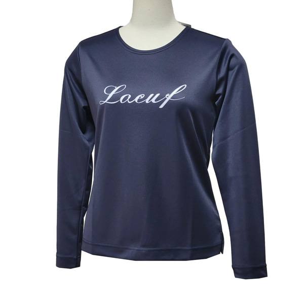 【SALE】ルフ ロゴプリント長袖Tシャツ （ 342TE-N ）[ Loeuf LS レディース ]25FW