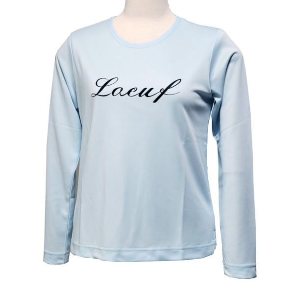 【SALE】ルフ ロゴプリント長袖Tシャツ （ 342TE-SX ）[ Loeuf LS レディース ]25FW
