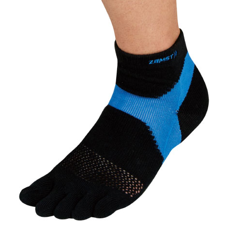 ザムスト AS-1 5本指 黒×青（37630）[ZAMST MSC アクセサリー]