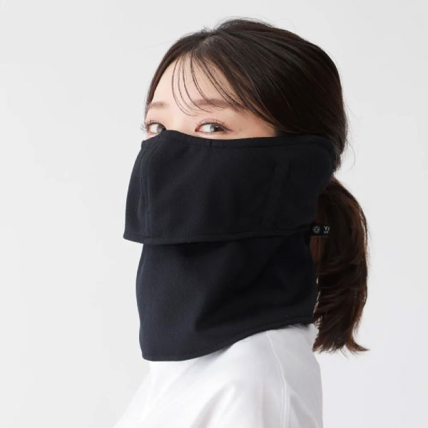 ヤケーヌ UVカットフェイスカバー 爽クール耳カバー付 （ 426-BK ）[ YAKeNU ACC アクセサリー ]26SS