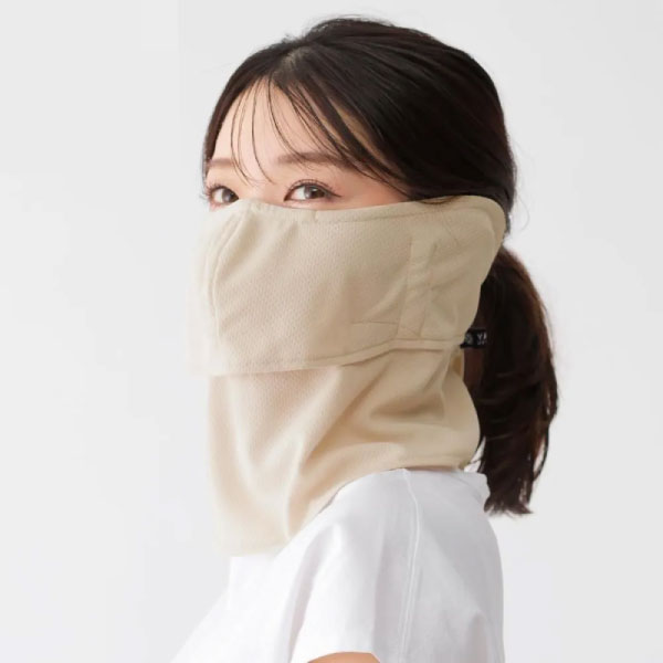 ヤケーヌ UVカットフェイスカバー 爽クール耳カバー付 （ 427-BE ）[ YAKeNU ACC アクセサリー ]26SS