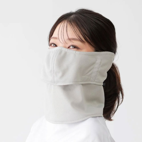 ヤケーヌ UVカットフェイスカバー 爽クール耳カバー付 （ 428-LG ）[ YAKeNU ACC アクセサリー ]26SS
