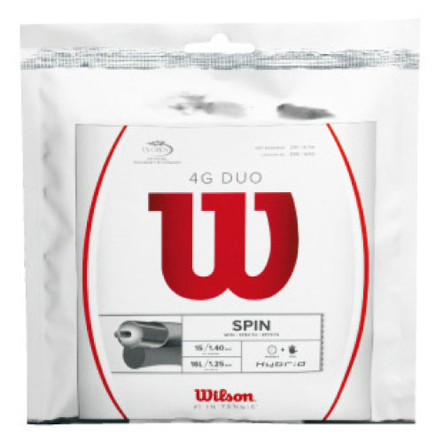 ウイルソン [wilspn] 硬式ストリング 4G DUO　ナチュラル/ゴールドカラー (WRZ997115)