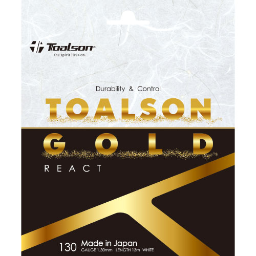 トアルソン トアルソンゴールド リアクト 130 74030809 TOALSON GOLD REACT [ TOALSON ナイロン(モノ) ストリング ]