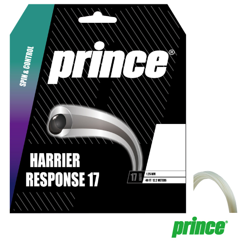 プリンス ハリアー レスポンス 17 クリアホワイト (7JJ032 223) [ Prince ポリエステル ストリング ]