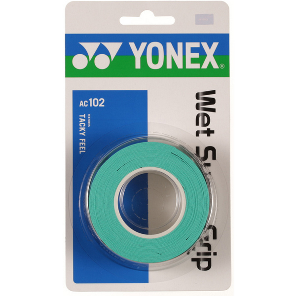 ヨネックス AC102 ウェットスーパーグリップ (3本入) [ YONEX グリップテープ グッズアクセサリー ]