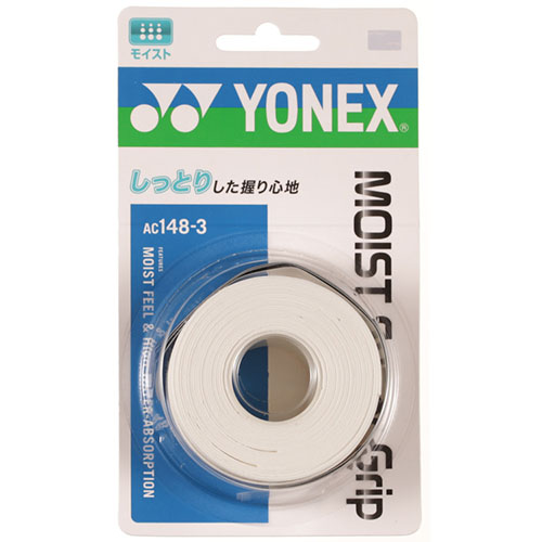 ヨネックス AC148-3 モイストスーパーグリップ （3本入） [ YONEX グリップテープ グッズアクセサリー ]