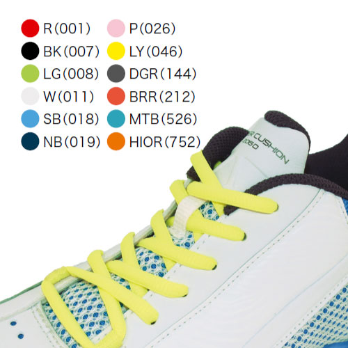 ヨネックス オーバルシューレース （ AC570 ）[ YONEX GAC シューズアクセサリー ]【メーカー取寄せ商品】