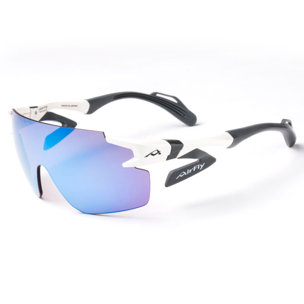 エアフライ 鼻パッドのないスポーツサングラス ワイドプロテクト装着モデル （ AF302-C-5WP ）[ Air Fly ACC SUNGLASS ]25SS