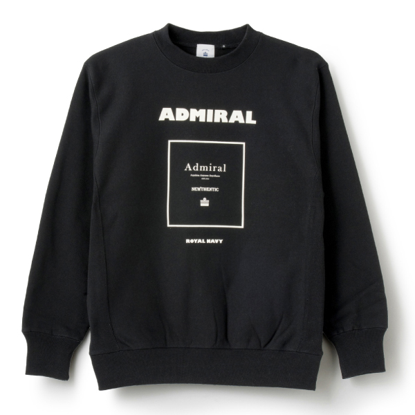 アドミラル ヘビーウェイトクルー裏起毛スウェット （ ANMA506-10 ）[ Admiral MSWS メンズ ]25FW
