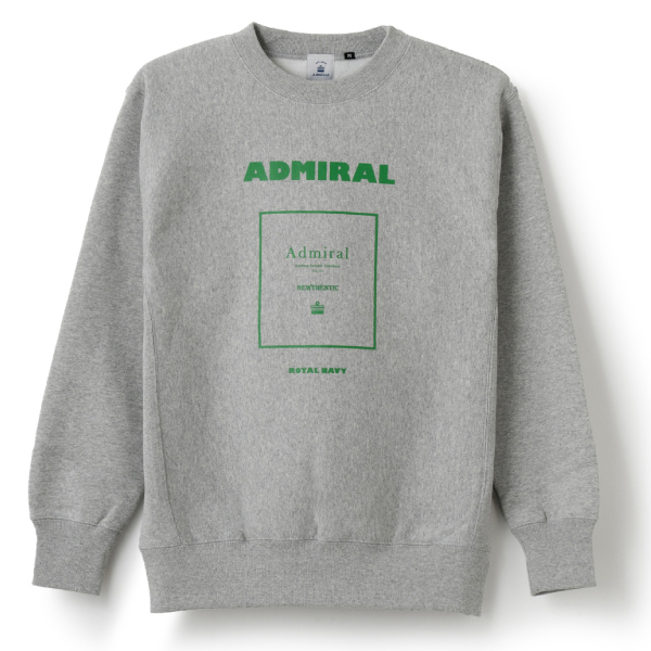 アドミラル ヘビーウェイトクルー裏起毛スウェット （ ANMA506-19 ）[ Admiral MSWS メンズ ]25FW