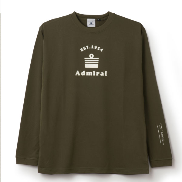 アドミラル ドライシルキーロングスリーブＴ （ ANMA606-65 ）[ Admiral MS メンズ ]26SS