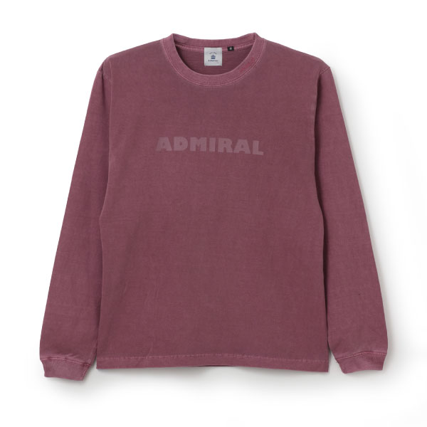 アドミラル ピグメントロングスリーブTシャツ （ ANUN607-56 ）[ Admiral MS メンズ ]26FW【メーカー取寄せ商品】