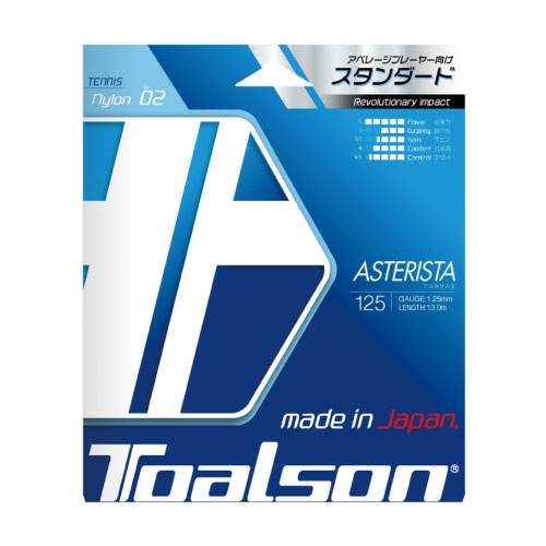 トアルソン アスタリスタ 125 7332510 [ TOALSON ナイロン(モノ) ストリング ]