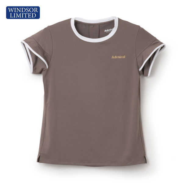 【予約商品 3月中旬発売予定】アドミラル ラメロゴクロスフレアスリーブTEE （ ATLA40W-25 ）[ Admiral LS レディース ]26SS※ウインザーオリジナル
