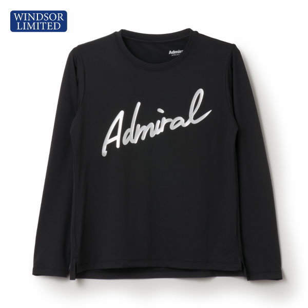 【予約商品 3月中旬発売予定】アドミラル ラメプリントスクリプトロゴL/S TEE （ ATLA42W-10 ）[ Admiral LS レディース ]26SS※ウインザーオリジナル