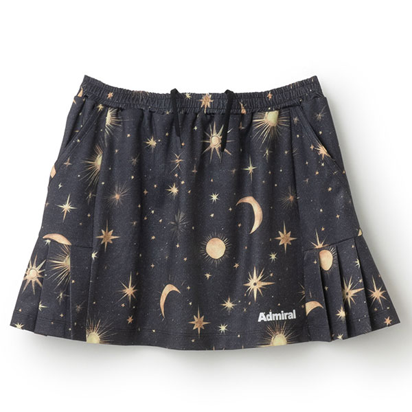 アドミラル サイドヘムプリーツグラフィックスコート （ ATLA535-10 ）[ Admiral SK レディース ]25FW