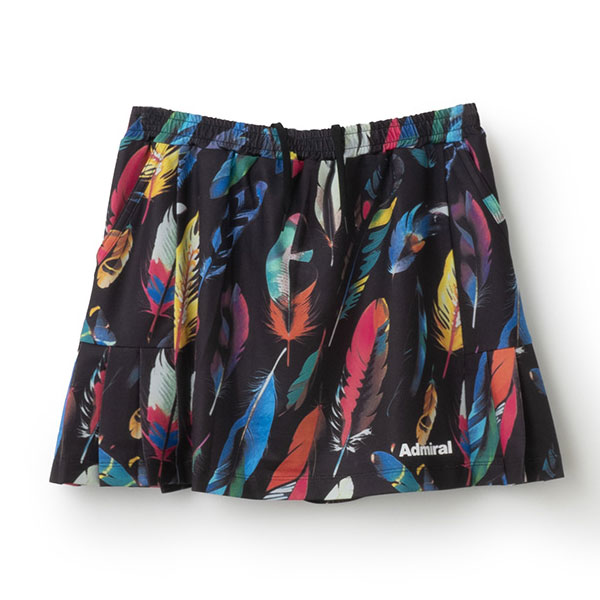 アドミラル サイドヘムプリーツグラフィックスコート （ ATLA535-60 ）[ Admiral SK レディース ]25FW