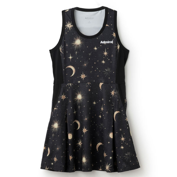 アドミラル ボックスプリーツグラフィックワンピース （ ATLA538-10 ）[ Admiral LS レディース ]25FW