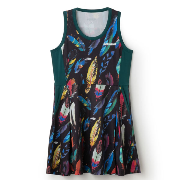 アドミラル ボックスプリーツグラフィックワンピース （ ATLA538-60 ）[ Admiral LS レディース ]25FW