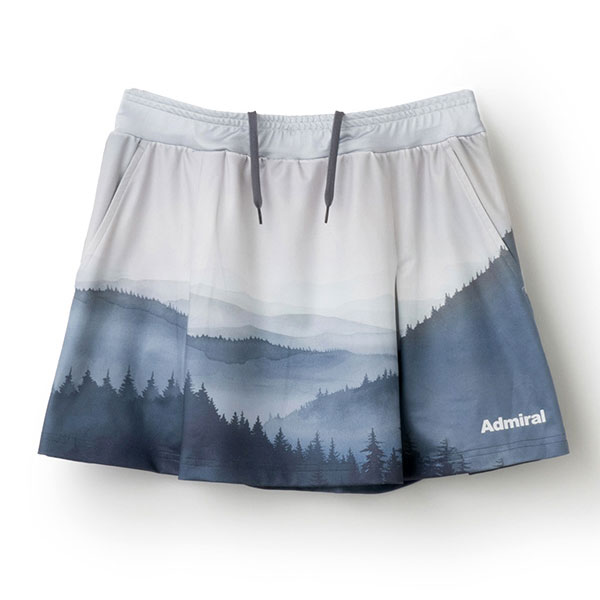 アドミラル ランドスケープタックプリーツスコート （ ATLA540-19 ）[ Admiral SK レディース ]25FW