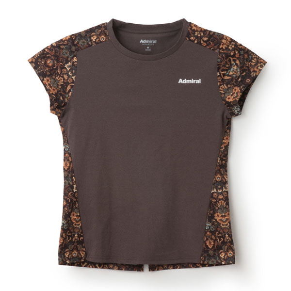 アドミラル バックレイヤードスリットダマスクTEE （ ATLA549-22 ）[ Admiral LS レディース ]25FW