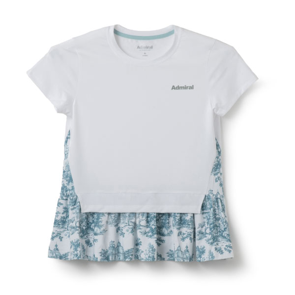 【販売開始前商品 3月上旬発売予定】アドミラル フェイクレイヤーヘムグラフィックTEE （ ATLA603-00 ）[ Admiral LS レディース ]26SS