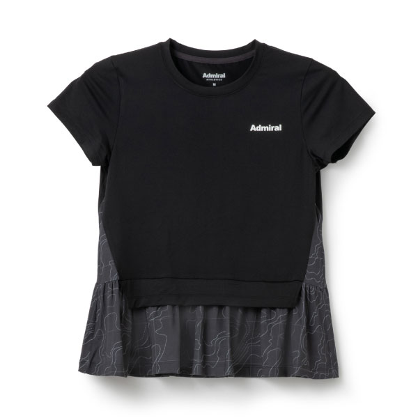 【販売開始前商品 3月上旬発売予定】アドミラル フェイクレイヤーヘムグラフィックTEE （ ATLA603-10 ）[ Admiral LS レディース ]26SS