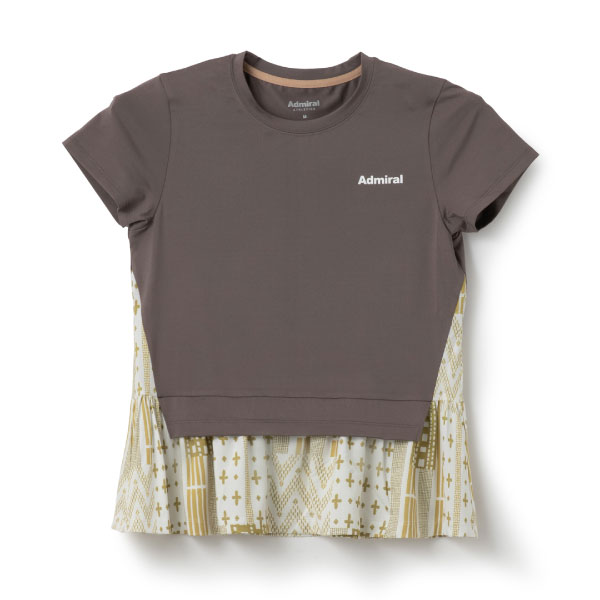 【販売開始前商品 3月上旬発売予定】アドミラル フェイクレイヤーヘムグラフィックTEE （ ATLA603-25 ）[ Admiral LS レディース ]26SS